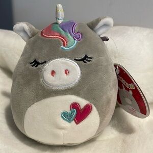 💚4/$20-Squishmallows Teresa the Unicorn 5” Valentine